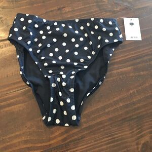 Lauren Conrad XS Polka dot high rise juniors bikini bottoms